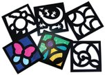 Stencils & Stained Glass Crafts