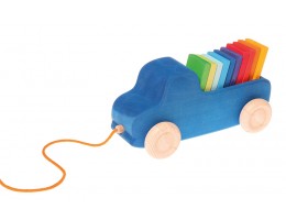 Blue Truck Pull Toy