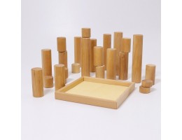 Building Rollers, Natural Large 25 pcs