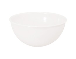 Melamine Round Mixing or Serving Bowl 3 QT White 