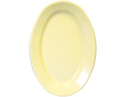 Melamine Oval Serving Platter 11" Yellow
