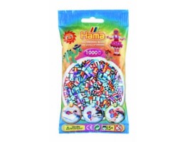 1000 Striped Beads in Bag