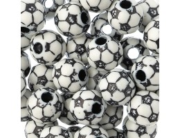 Soccer Lacing Beads
