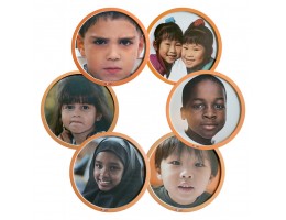 Children's Faces from Around the World Wooden 6-Puzzle Set