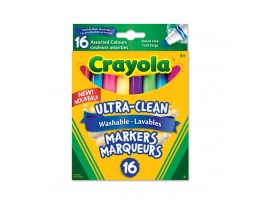 Ultra Clean Washable Broad Line Markers 16ct