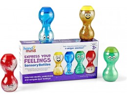 Express Your Feelings Sensory Bottles: Happy, Scared, Angry & Sad
