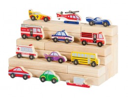 Wooden Vehicle Collection (12/set)