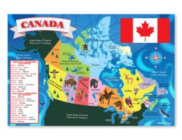 Canada Floor Puzzle (48 pc)