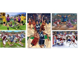 Sports Floor Puzzles (Set of 5)
