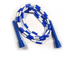 Plastic Beaded Jump Rope - Blue