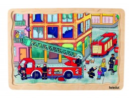 5-in-1 Layer Puzzle - Fire Brigade