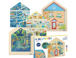 4-in-1 Layer Puzzle - Home