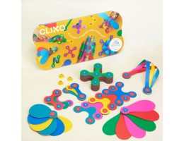 Clixo Magnetic Building Toy Rainbow Pack (42pc)