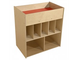 Economy Diaper Changing Station with Shelves - Assembled