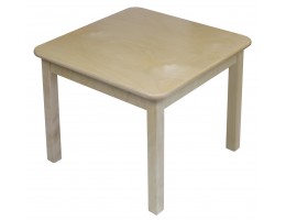 Wooden Table - Small Square 24" x 24" 