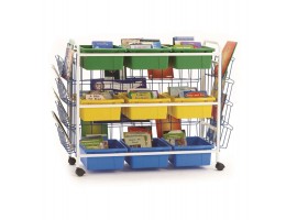 Deluxe Leveled Reading Book Browser Cart 9-1