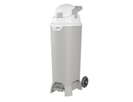 Diaper Pail Premium Hands-Free Tall with Wheels
