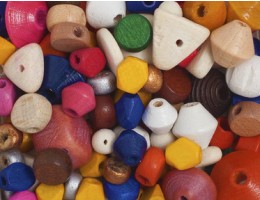 Wooden Beads Assorted Shapes