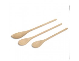 White Wooden Spoon Set (3)