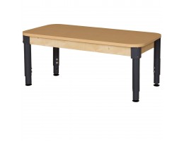 Rectangle High Pressure Laminate Table with Adjustable