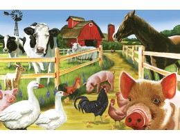 Welcome to the Farm Floor Puzzle (36 PC)