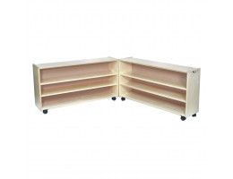 Adjustable Shelf Storage: Low Narrow