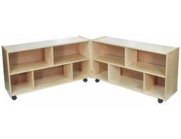 Block Shelf Storage: Low Deep