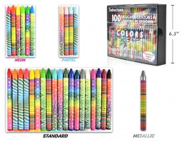 Designer Premium Crayons  100pcs