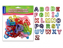 Clay Moulds Alphabet Assorted (26)