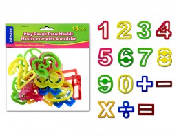 Play Dough Press Moulds Numbers (15)