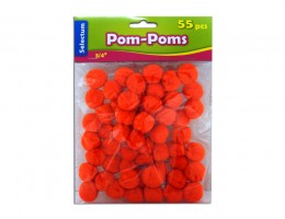 Pom Pom Orange 3/4" (55p)