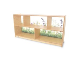Nature View Acrylic Back Cabinet 24H