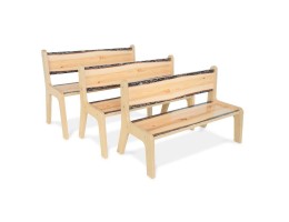 Nature View Live Edge Bench