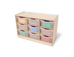 9 Tray Mobile Storage Cabinet