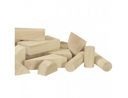 Hardwood Blocks Toddler Blocks 36 PC