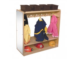 Mobile Double Sided Dress-Up Locker with Mirror