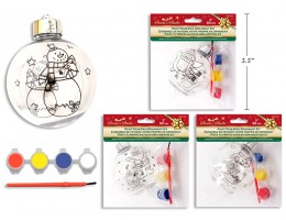80mm Xmas Paint Your Own DIY Ornament