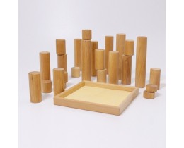 Building Rollers, Natural Large 25 pcs