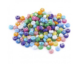 Alphabet Coloured Beads