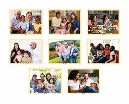 Families of Today (Set of 8)