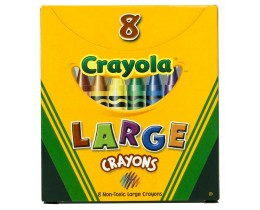 Large Crayons 8CT