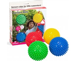 4" Small Opaque Sensory Ball 4 Pack