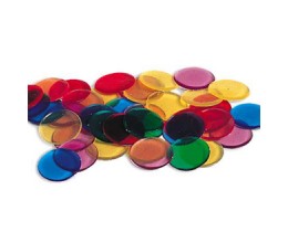 Transparent Color Counting Chips, Set of 250