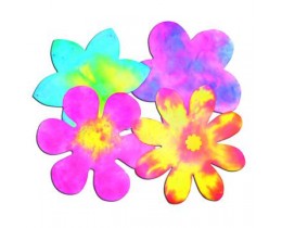 Colour Diffusing Paper Flowers