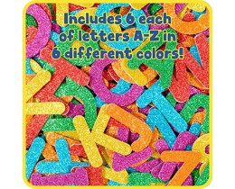 Glitter Foam Stickers - Alphabet - Pack of 156
