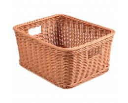 Rectangular Plastic Woven Baskets 