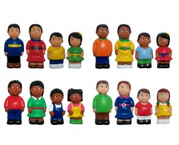 Multicultural Family Figurines
