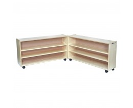 Adjustable Shelf Storage: Low Narrow
