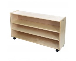 Low Narrow Adjustable Shelf Storage