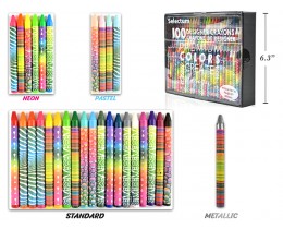 Designer Premium Crayons 100pcs